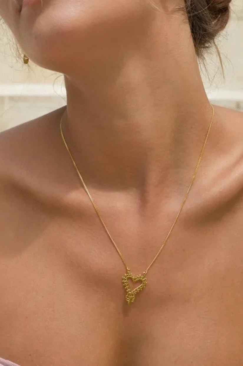 Zoe & Morgan Gypsy Love Necklace - Gold - Image 5