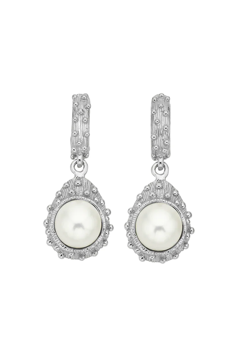 Zoe & Morgan Lulu Earring - 925 Sterling Silver with Freshwater Pearls - Image 4