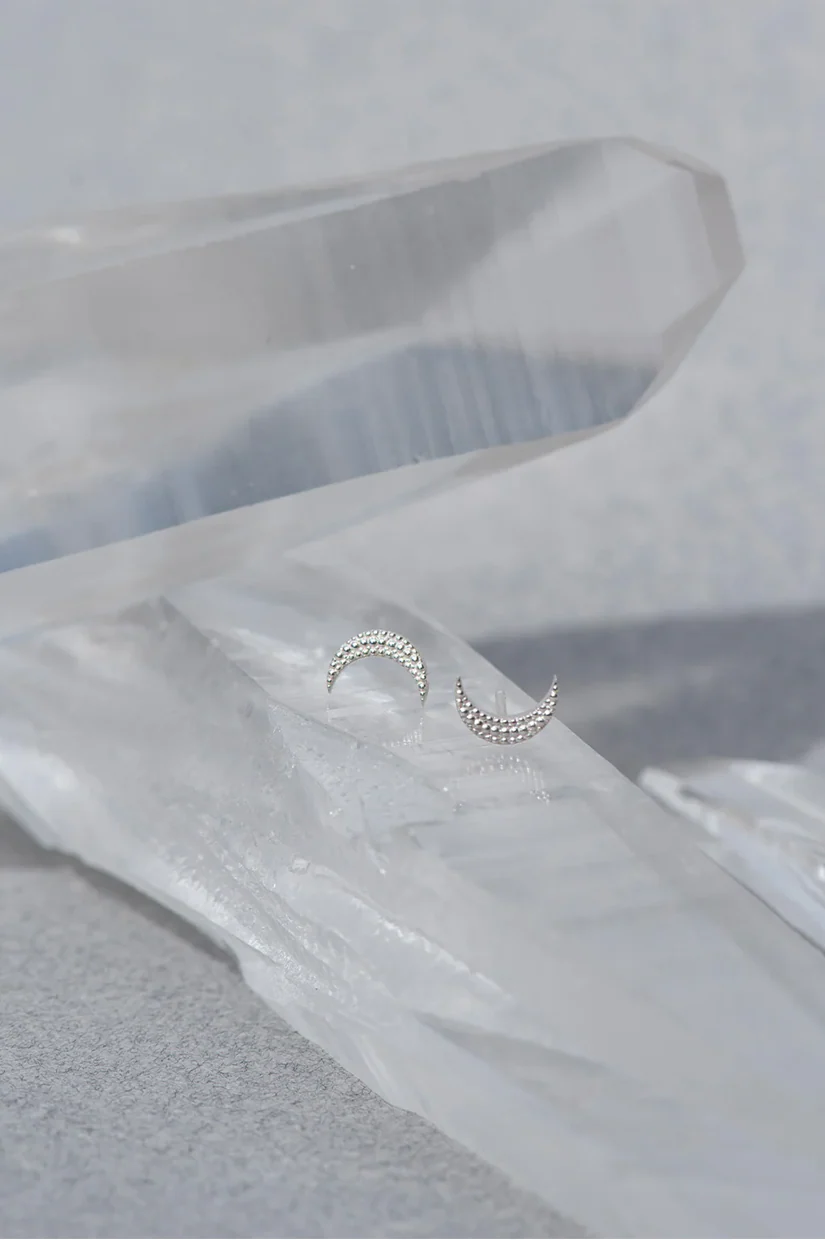 Zoe & Morgan Moonlight Stud - 925 Sterling Silver