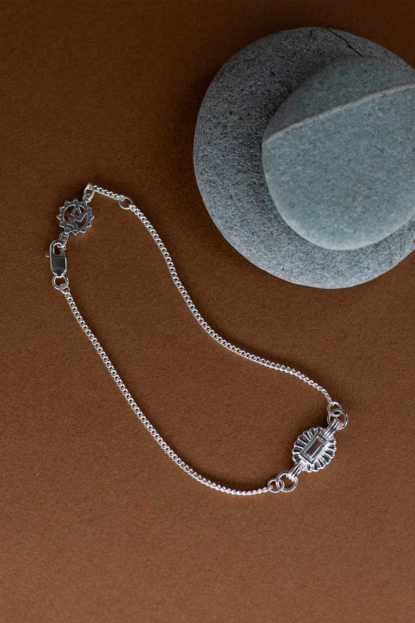 Zoe & Morgan Odette Bracelet - 925 Sterling Silver/White Topaz - Image 3