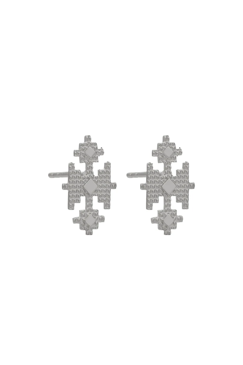 Zoe & Morgan Pisac Studs - 925 Sterling Silver - Image 3