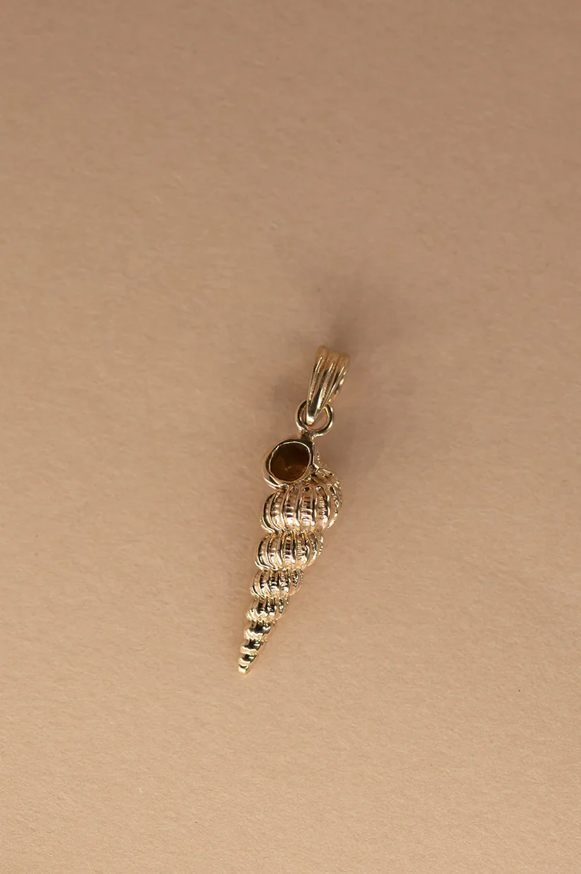Zoe & Morgan Shell Seeker Charm - 22k Gold Vermeil
